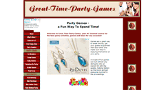 Desktop Screenshot of great-time-party-games.com